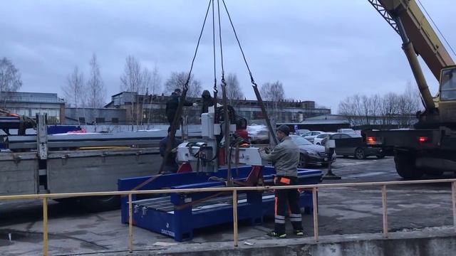 Такелажные работы. Разгрузка и монтаж оборудования - «Росс Такелаж» смотреть онлайн