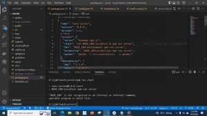 process.env.NODE_ENV is undefined in node js fixed with example