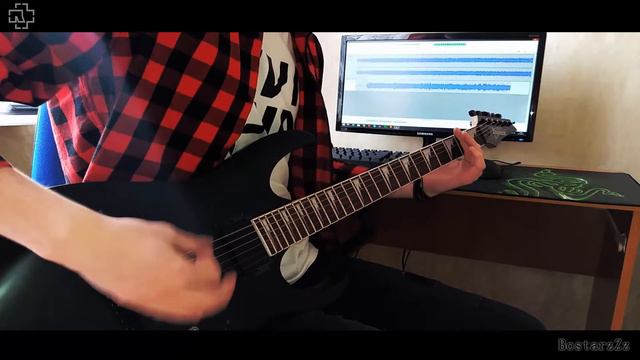 Rammstein - Amerika (guitar cover) LIVE смотреть онлайн