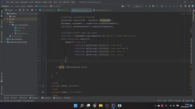 IntelliJ IDEA CRUD Java & MySQL Part 2: Show & Add Data смотреть онлайн
