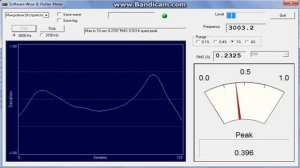 Jupiter МК-106, 9.5sm/s, 3kHz, software Wow & Flutter Meter.