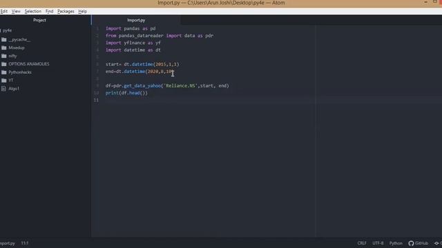 How to extract stock information from website like Yahoo, NSE using Python смотреть онлайн