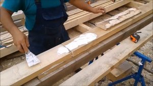 Дом из бруса.Как строить одному. Монтаж крыш