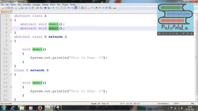 JAVA Beginners 2017 Tutorial in abstract class #example смотреть онлайн