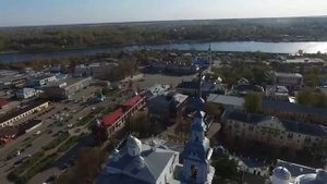 Виды Кинешмы с высоты птичьего полета (видео Дмитрия Голубева)
