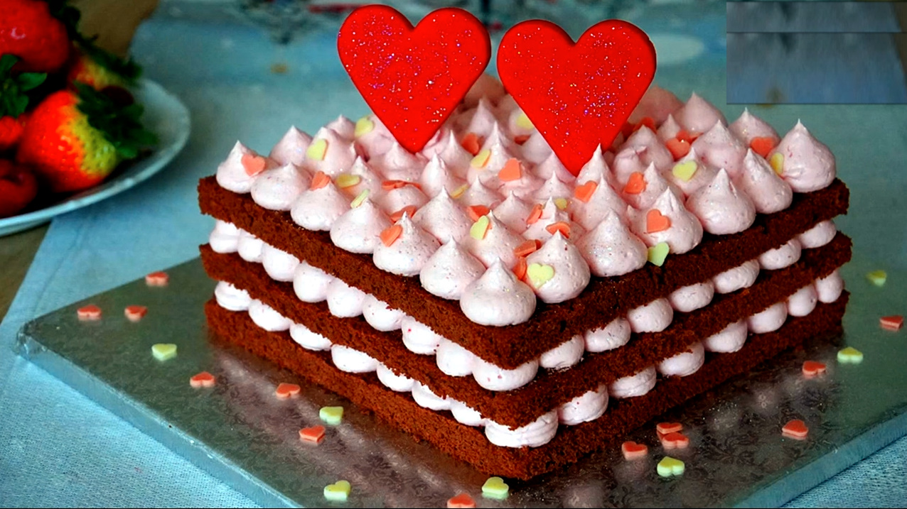 Торт ко Дню святого Валентина!
