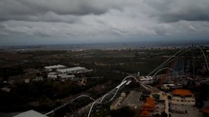 Свободное падение с башни 115 метров!  Hurakan Condor в Port Aventura