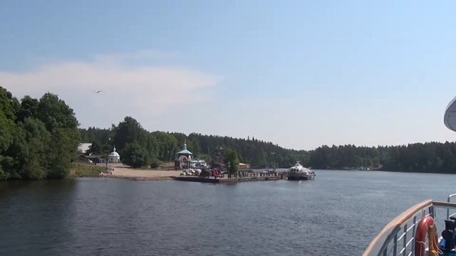 ОСТРОВА ВАЛААМА. МОНАСТЫРСКАЯ ПРИСТАНЬ.