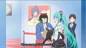 Miku singing levan polkka / Jashin-chan Dropkick X Episode 11 English Subbed