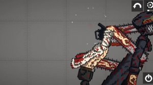 человек бензопила против человека катана в MELON PLAYGROUND (чекайте описание)