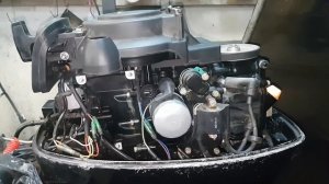 ⚙️??Делаем из китайского мотора ямаху. Переборка лодочного мотора, ремонт, косметика