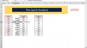 Excel 2013 Video 16 The Quick Analysis Tool