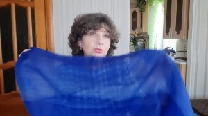 Туманные дали.Павловопосадский шерстяной палантин.230×80.