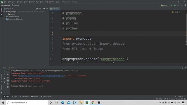 Send Message using Python QR Code | Python | QR Code Generator using Python | Python Trick | QR Cod