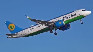 Забыл убрать шасси. Узбекский A320 Neo улетел с выпущенными шасси. Узбекистон Хаво Йуллари.