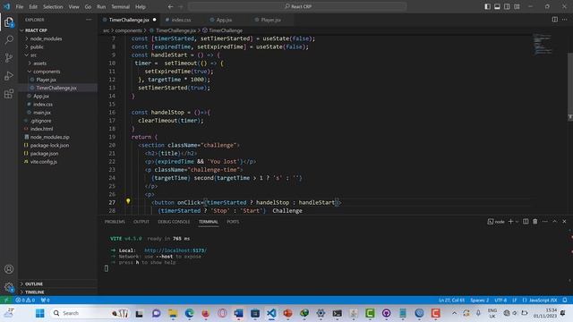 Web Development Lecture - 113 (React.js SetTimeout and clearTimeout using useRef) смотреть онлайн