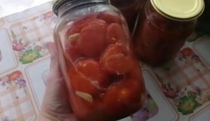 №155 Помидоры _голые_ _Заготовка на зиму _ помидоры без кожицы в собственном соку_ стерилизованные.