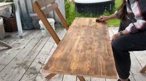 Стол из поддонов для вашей дачи своими руками. Простые идеи.