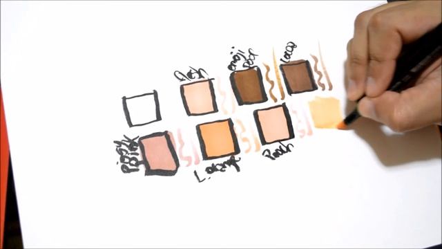 "BRAND NEW" FineColour Brush Markers! (12 Skin-tone Markers) смотреть онлайн