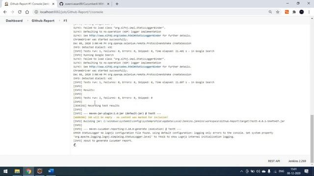 Integrate GitHub to Jenkins and Publish Cucumber Report | Jenkins ...