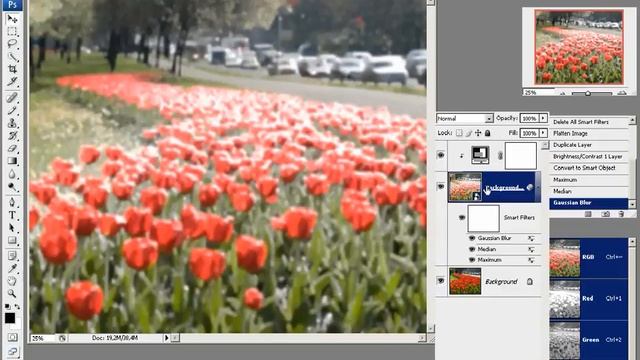 5 15  Монокль средствами Photoshop