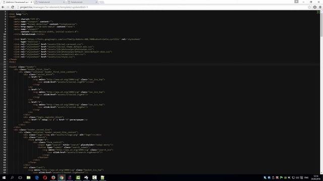 CMS MODX Revolution - урок 5. Интеграция вёрстки - способ 1.
