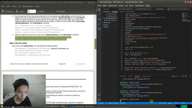 3.6.6 Lab - Parse Different Data Types with Python смотреть онлайн