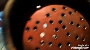 Походная печь из маленького газового баллона.