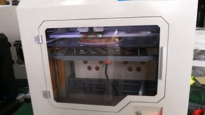 CreatBot 3D Printer F430 is printing a big PEEK model!