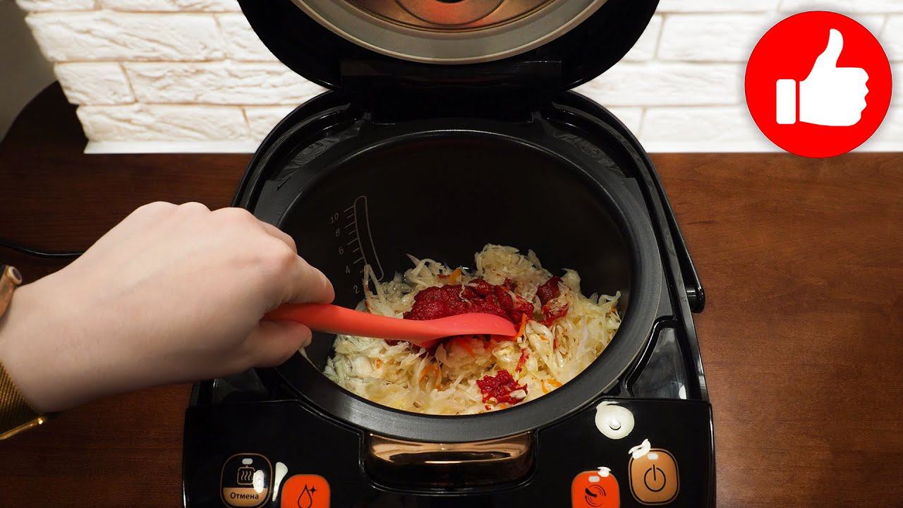 Век живи, век учись! ПРОСТО и ВКУСНО на обед или ужин! Тушеная капуста с курицей в мультиварке!