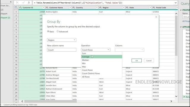 Power Query Group By in Tamil