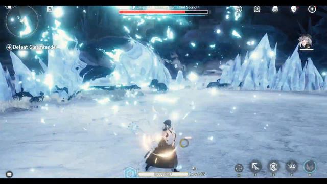 Wuthering Waves CBT - San'hua Solo - Gleamtender (Ice Boss) смотреть онлайн
