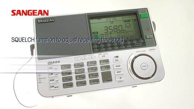 Sangean【ATS 909X】 FM-RDS (RBDS) / MW / LW / SW PLL Synthesized Receiver смотреть онлайн