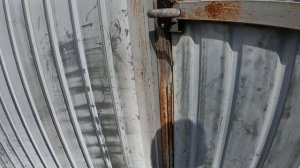 Козырёк на калитку своими руками готов. Сварка и покраска