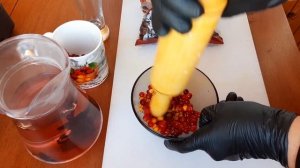 Клюквенный чай! Чай из облепихи и клюквы! Готовим полезный чай