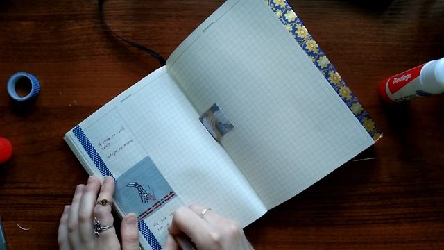 journal with me | оформление разворота в дневнике смотреть онлайн