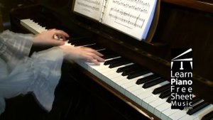 The Blue Danube Waltz by STRAUSS piano version