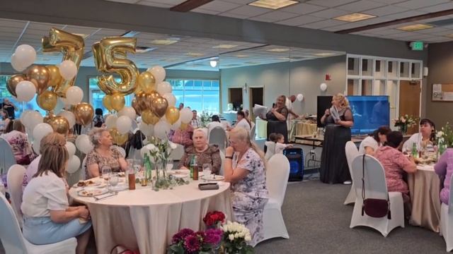 Юбилей 75 лет Мария Федерюк, юбилей нашей мамы смотреть онлайн