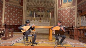 Fantasy for Two Lutes by Thomas Robinson -Renaissance Lute Duet
