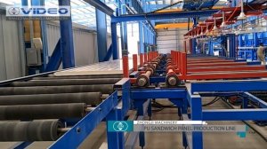 Полная автоматическая линия по производству сэндвич панели из полиуретана