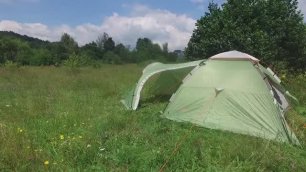 Трехместная туристическая палатка Itera для автотуризма и сплавов.