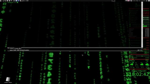 Yakuake & htop смотреть онлайн