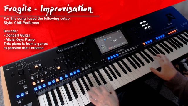 Yamaha Genos - Fragile Improvisation смотреть онлайн