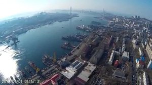 Владивосток с высоты 200 метров. Сьемка с коптера.