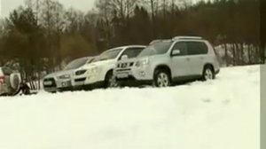 Тест-драйв Nissan X-Trail, SsangYong Kyron и Mitsubishi Outlander XL с Дмитрием Вязьмикиным