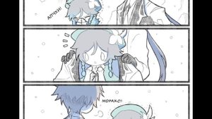 озвучка комиксов по геншин Импакт(´･ω･`)
