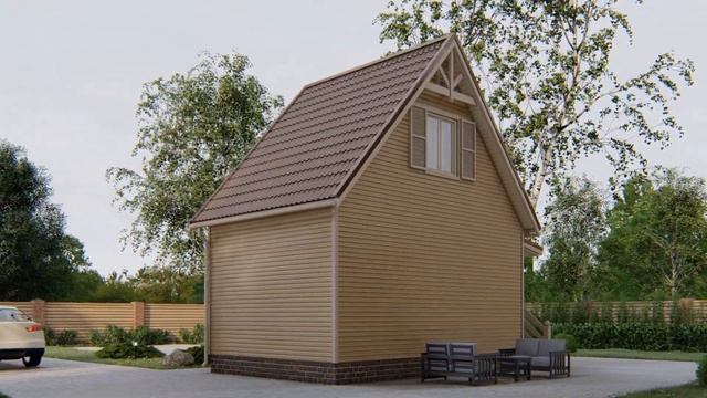 Каркасный дом Домок 6х4
