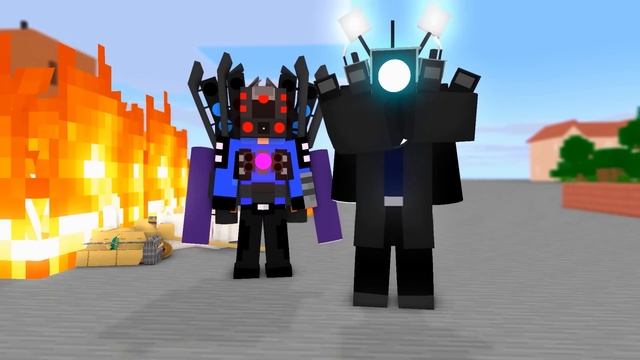 Monster School : SKIBIDI TOILET Vs Golden CLock Man - Minecraft Animation смотреть онлайн