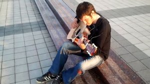 Харе Кришна под гитару Новороссийск29-04-2013г