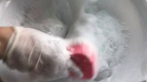 ASMR sponges+gel=foam 🛁foam + powder=paste🧐ASMR губки+гель=пена🛁пена+порошок=паста